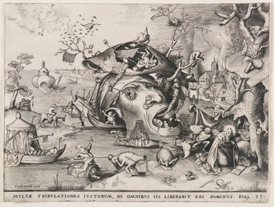 Kuszenie św. Antoniego autorstwa Pieter van der Heyden