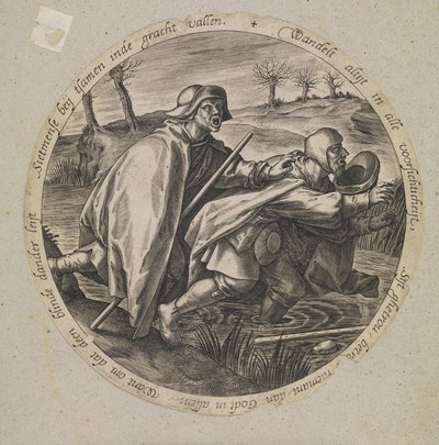 Ślepy prowadzi ślepego autorstwa Pieter van der Heyden