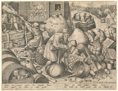 Każdy autorstwa Pieter van der Heyden after Pieter Bruegel the Elder