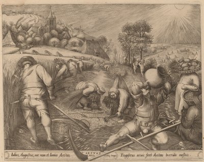 Lato autorstwa Pieter van der Heyden after Pieter Bruegel the Elder