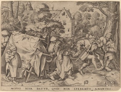 Ślub Mopsusa i Nysy autorstwa Pieter van der Heyden after Pieter Bruegel the Elder