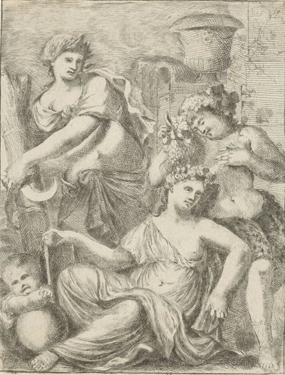 Ceres, Bachus i Wenus autorstwa Pieter van der Plas (II)