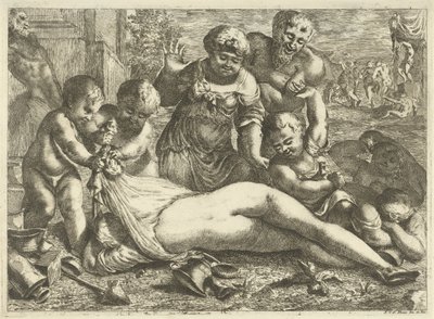 Pijana bachantka autorstwa Pieter van der Plas (II)