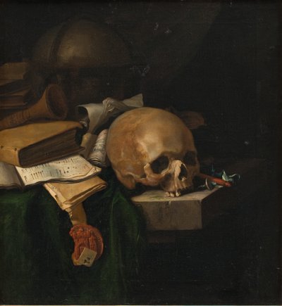 Martwa natura Vanitas autorstwa Pieter van der Willigen