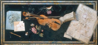 Blat z Scagliola Florence autorstwa Pietro Antonio Paolini