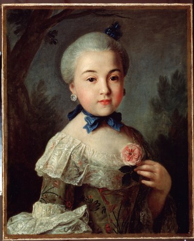 Portret hrabiny Warwary Szeremietiewej, 1760 autorstwa Pietro Antonio Rotari