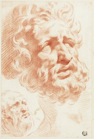 Dwie brodate głowy autorstwa Pietro Dandini