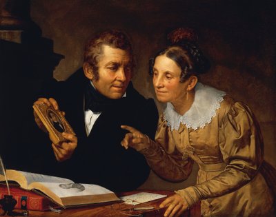 Portret rodziców autorstwa Pietro Fabris