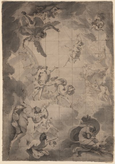 Badania Aurory i Apollo autorstwa Pietro Fancelli