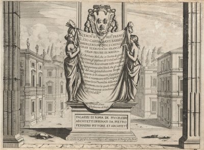 Pałace Rzymu najsłynniejszych architektów autorstwa Pietro Ferrerio