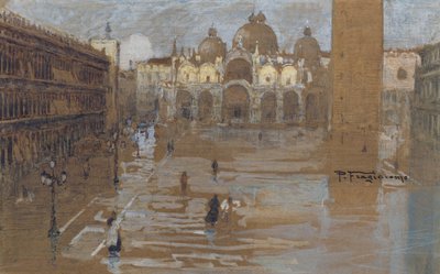 Plac Świętego Marka autorstwa Pietro Fragiacomo