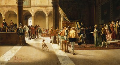 Przybycie, 1882 autorstwa Pietro Gabrini