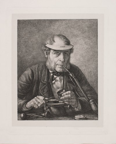 Portret ojca artysty, medalisty F.C. Crohna autorstwa Pietro Købke Krohn