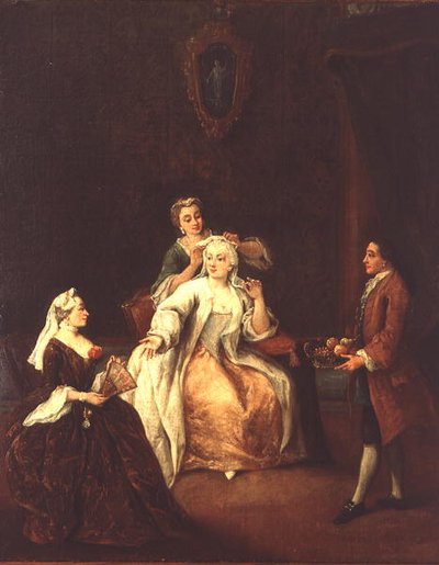 Fryzjer autorstwa Pietro Longhi