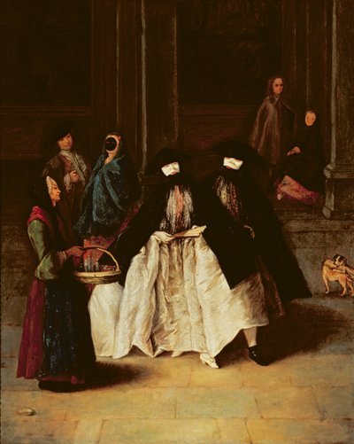 Sprzedawca perfum (olej na płótnie) (patrz alo 166068) autorstwa Pietro Longhi