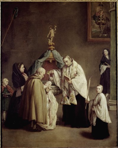 Chrzest autorstwa Pietro Longhi