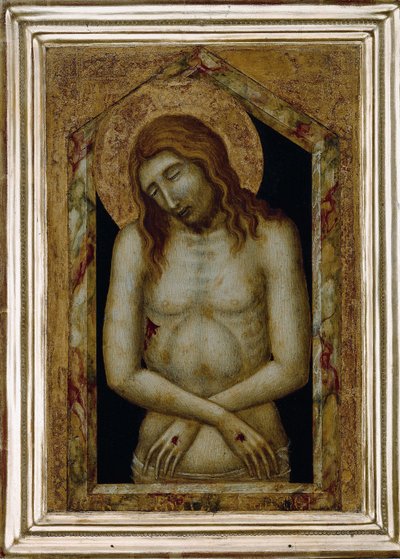 Chrystus jako cierpiący Odkupiciel autorstwa Pietro Lorenzetti