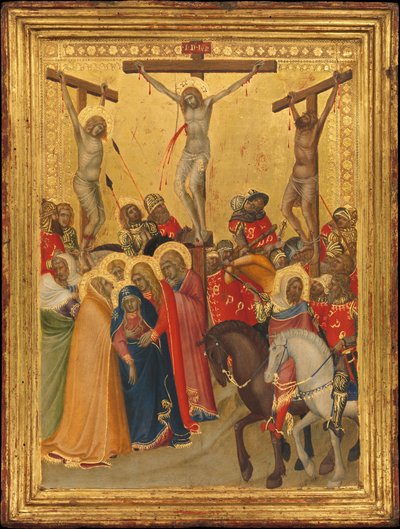 Ukrzyżowanie, lata czterdzieste XIII wieku. autorstwa Pietro Lorenzetti