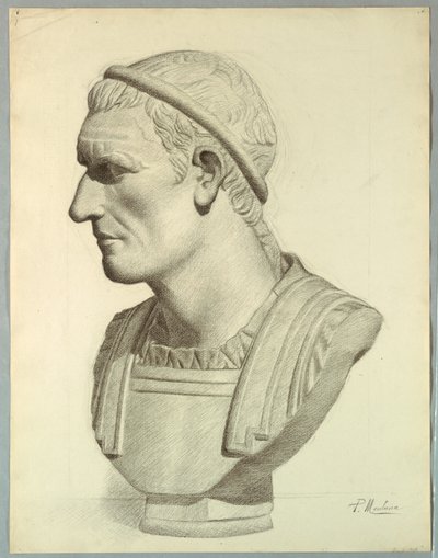 Popiersie senatora rzymskiego (renderowane z odlewu gipsowego) autorstwa Pietro Montana