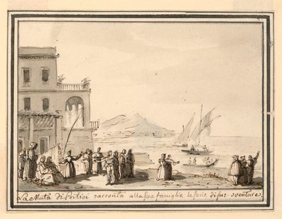 Scenografia, Port Morski autorstwa Pietro Narducci
