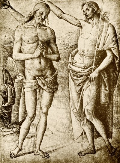 Chrzest Chrystusa autorstwa Pietro Perugino