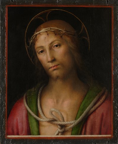 Chrystus ukoronowany cierniem, c. 1505 autorstwa Pietro Perugino