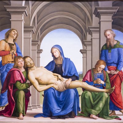Pieta autorstwa Pietro Perugino