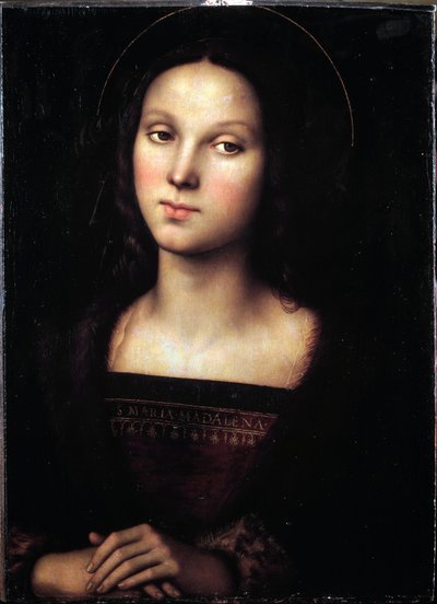 Portret św. Marii Magdaleny - obraz, ok. 1500 autorstwa Pietro Perugino