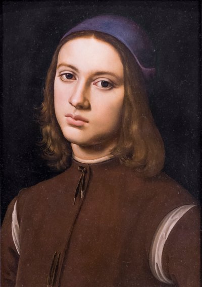 Portret młodego mężczyzny autorstwa Pietro Perugino