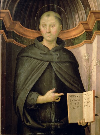 Św. Mikołaj z Tolentino autorstwa Pietro Perugino