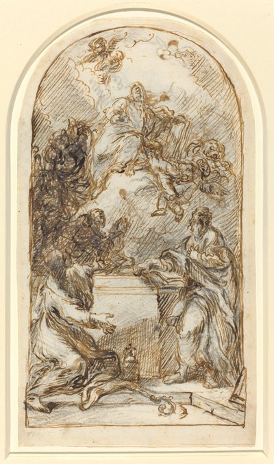 Apoteoza św. Marka [recto i verso] autorstwa Pietro Roselli