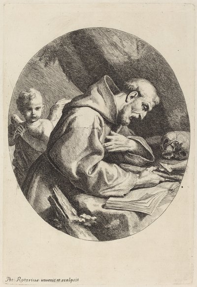 Święty Franciszek autorstwa Pietro Antonio Rotari
