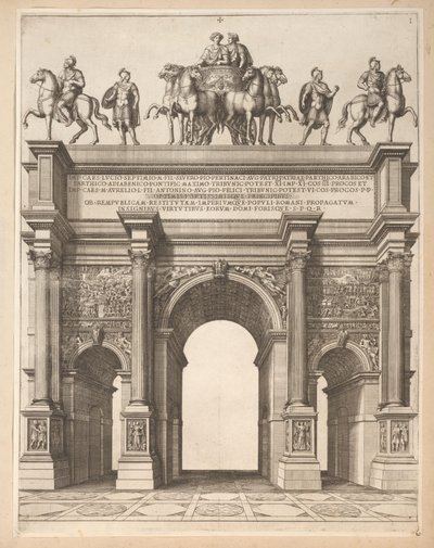 Boguś van Septymiusza Sewera w Rzymie autorstwa Pietro Sante Bartoli