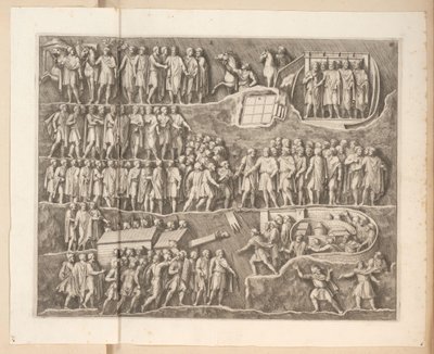 Płaskorzeźby na Łuku Septymiusza Sewera w Rzymie autorstwa Pietro Sante Bartoli
