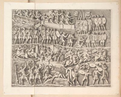 Płaskorzeźby na Łuku Septymiusza Sewera w Rzymie autorstwa Pietro Sante Bartoli