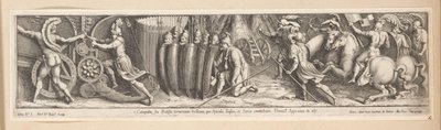 Żołnierze w ataku Historia cesarza Konstantyna (tytuł serii) autorstwa Pietro Sante Bartoli