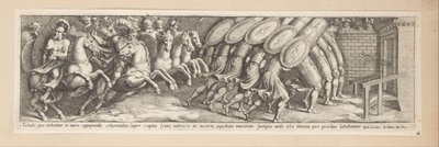 Żołnierze w ataku Historia cesarza Konstantyna (tytuł serii) autorstwa Pietro Sante Bartoli