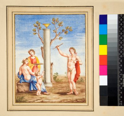 Scena poświęcenia autorstwa Pietro Santi Bartoli