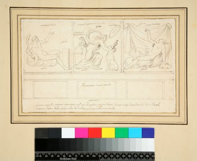 Ściana z trzema panelami) autorstwa Pietro Santi Bartoli