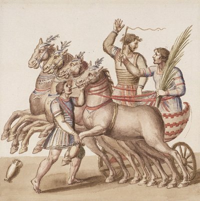 Ms Gen 1496 Plate CXIII Gladiatorzy autorstwa Pietro Santi Bartoli