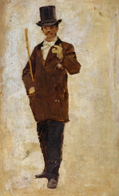 Mężczyzna w cylindrze autorstwa Pietro Scoppetta