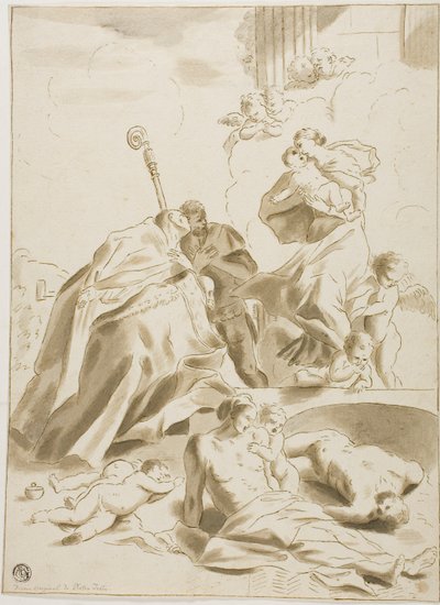 Potępienie Herezji autorstwa Pietro Testa