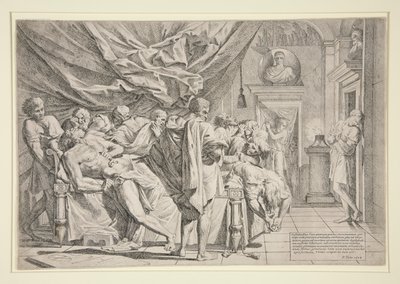 Śmierć Katona autorstwa Pietro Testa