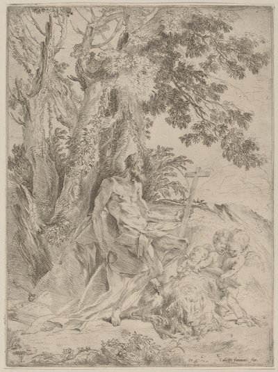 Święty Hieronim autorstwa Pietro Testa