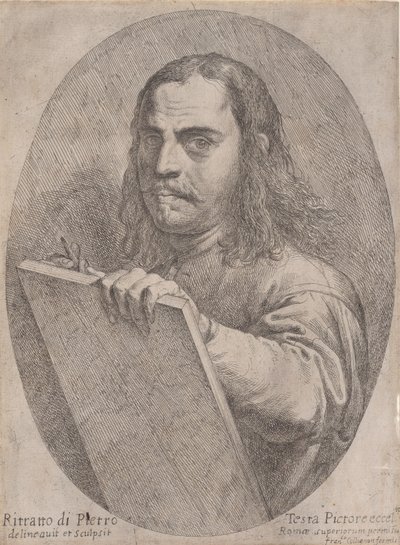 Autoportret, ca. 1645. autorstwa Pietro Testa