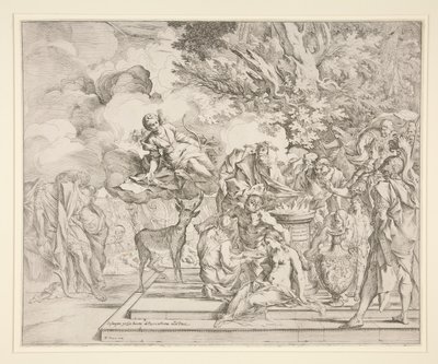 Ofiara Ifigenii autorstwa Pietro Testa