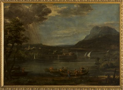 Pejzaż z wezwaniem św. Piotra autorstwa Pietro da Cortona