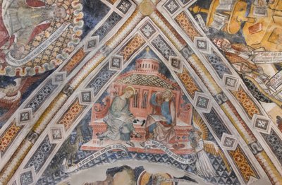 Ewangeliści święty Jan i święty Mateusz autorstwa Pietro da (15th century) Saluzzo