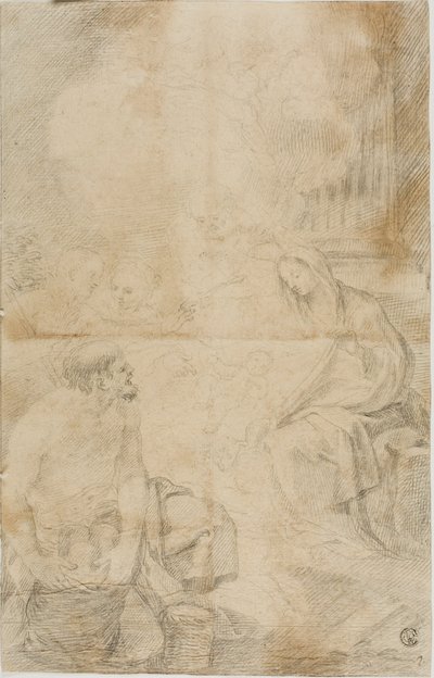 Adoracja pasterzy autorstwa Pietro da Cortona