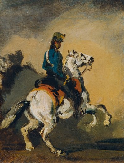 Austriacki husarz autorstwa Piotr von Michalowski